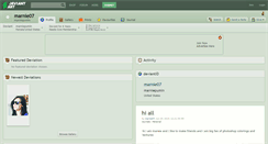 Desktop Screenshot of marnie07.deviantart.com