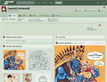 Tablet Screenshot of gaarang-deidarame.deviantart.com