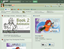 Tablet Screenshot of kmccaigue.deviantart.com