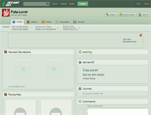 Tablet Screenshot of futa-lover.deviantart.com