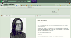 Desktop Screenshot of missgeorgespiggott.deviantart.com