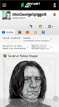 Mobile Screenshot of missgeorgespiggott.deviantart.com