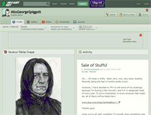 Tablet Screenshot of missgeorgespiggott.deviantart.com