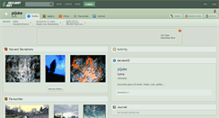 Desktop Screenshot of pijoke.deviantart.com