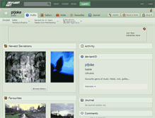 Tablet Screenshot of pijoke.deviantart.com