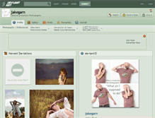 Tablet Screenshot of jakegarn.deviantart.com