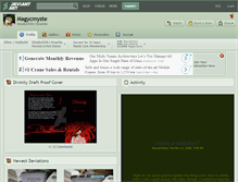 Tablet Screenshot of magycmyste.deviantart.com