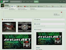 Tablet Screenshot of krizm.deviantart.com