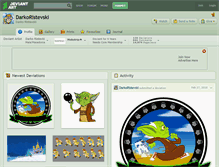 Tablet Screenshot of darkoristevski.deviantart.com