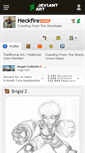 Mobile Screenshot of heckfire.deviantart.com