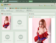 Tablet Screenshot of kjlewis.deviantart.com