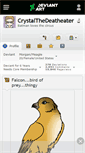 Mobile Screenshot of crystalthedeatheater.deviantart.com