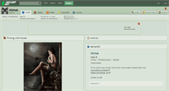 Desktop Screenshot of mizhak.deviantart.com