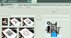 Desktop Screenshot of monsteronabox.deviantart.com