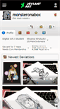 Mobile Screenshot of monsteronabox.deviantart.com