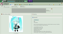 Desktop Screenshot of minikisame.deviantart.com