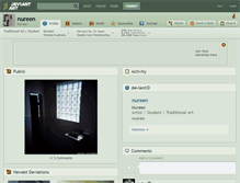 Tablet Screenshot of nureen.deviantart.com