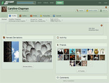 Tablet Screenshot of caroline-chapman.deviantart.com