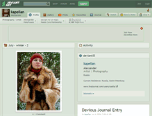 Tablet Screenshot of kapellan.deviantart.com