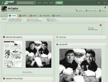 Tablet Screenshot of mccaptor.deviantart.com