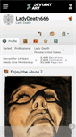 Mobile Screenshot of ladydeath666.deviantart.com