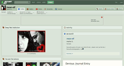 Desktop Screenshot of mean-elf.deviantart.com