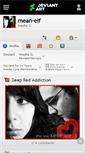 Mobile Screenshot of mean-elf.deviantart.com