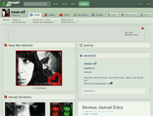 Tablet Screenshot of mean-elf.deviantart.com