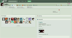 Desktop Screenshot of frogfire.deviantart.com