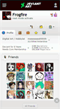 Mobile Screenshot of frogfire.deviantart.com