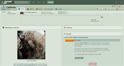 Desktop Screenshot of cattereia.deviantart.com