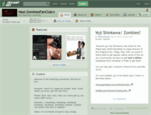 Tablet Screenshot of nazi-zombiesfanclub.deviantart.com