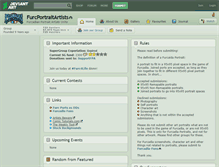 Tablet Screenshot of furcportraitartists.deviantart.com