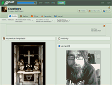 Tablet Screenshot of cisnenegro.deviantart.com