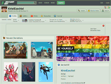 Tablet Screenshot of kirielezechiel.deviantart.com