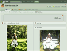 Tablet Screenshot of littlemisscinderella.deviantart.com