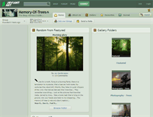 Tablet Screenshot of memory-of-trees.deviantart.com