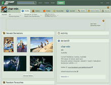 Tablet Screenshot of char-min.deviantart.com