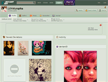 Tablet Screenshot of luvskurapika.deviantart.com