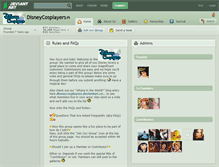 Tablet Screenshot of disneycosplayers.deviantart.com