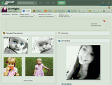 Tablet Screenshot of ilivehighh.deviantart.com
