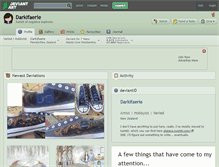 Tablet Screenshot of darkifaerie.deviantart.com