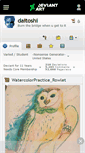 Mobile Screenshot of daitoshi.deviantart.com