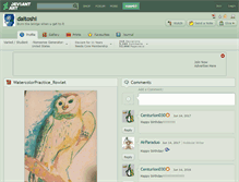 Tablet Screenshot of daitoshi.deviantart.com
