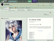 Tablet Screenshot of lyndarsia.deviantart.com