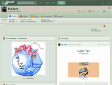 Tablet Screenshot of fdczero.deviantart.com