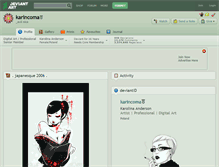 Tablet Screenshot of karincoma.deviantart.com