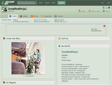 Tablet Screenshot of greatredninja2.deviantart.com