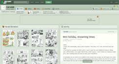 Desktop Screenshot of cervelet.deviantart.com
