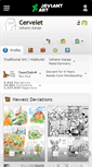 Mobile Screenshot of cervelet.deviantart.com
